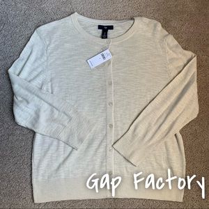 Gap Factory 3/4 Sleeve Lightweight Cardigan